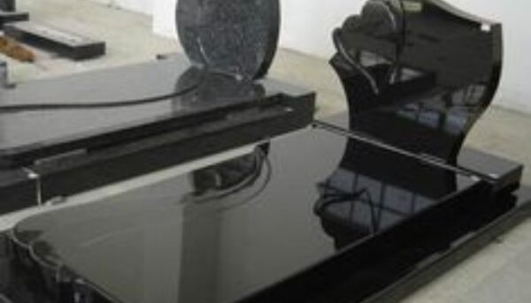 black granite headstones