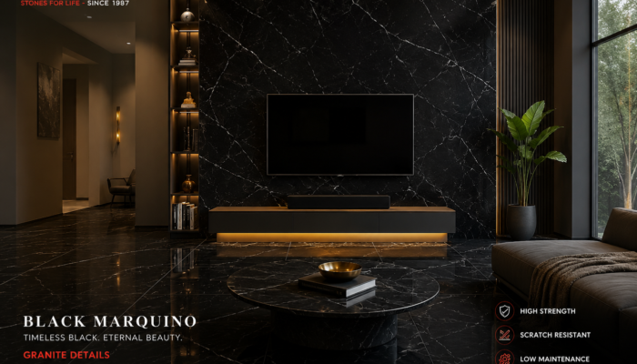 BLACK MARQUINO GRANITE: A Timeless Choice for Luxury Interiors