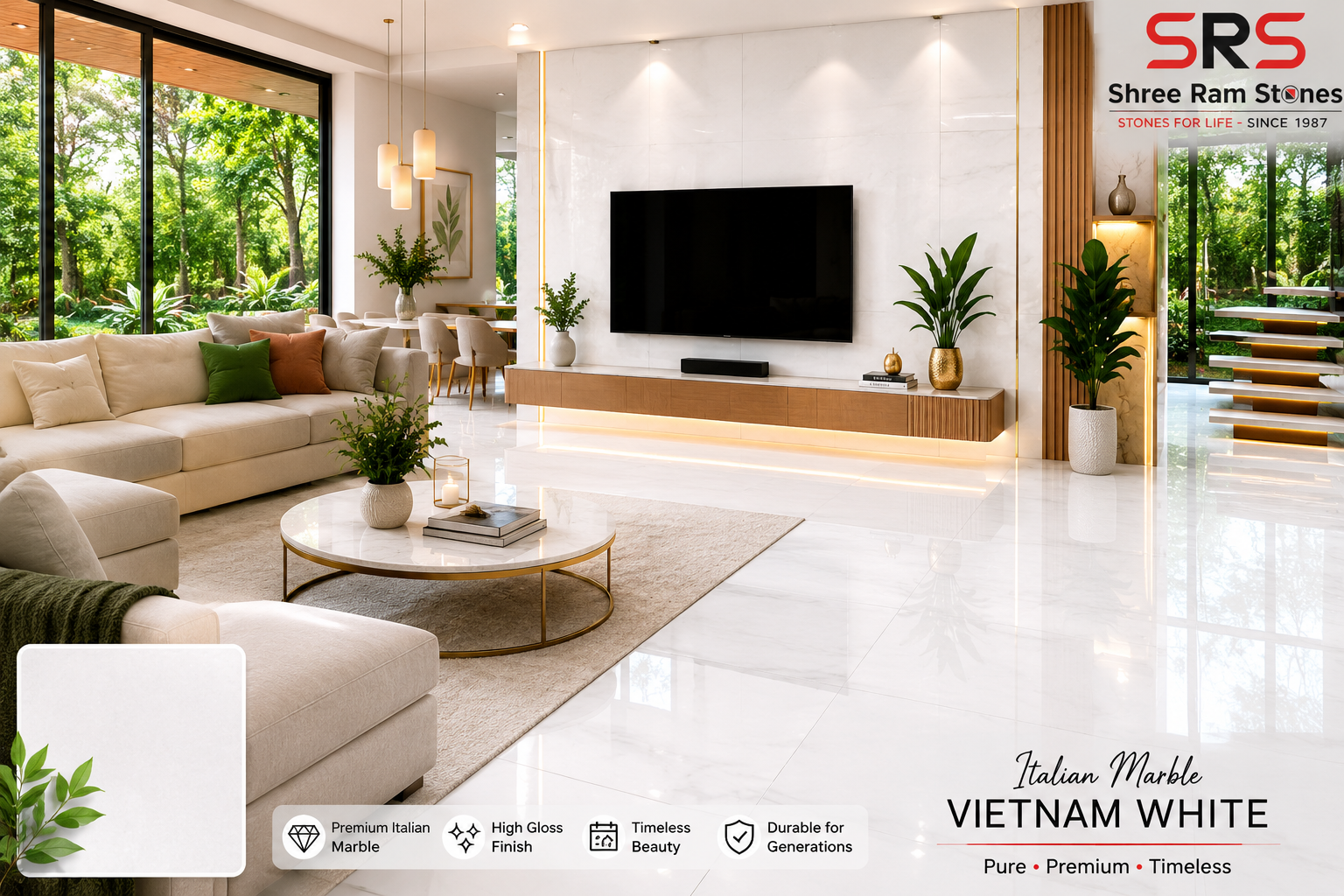 You are currently viewing Italian Marble Vietnam White – Premium White Marble for Luxurious Interiors