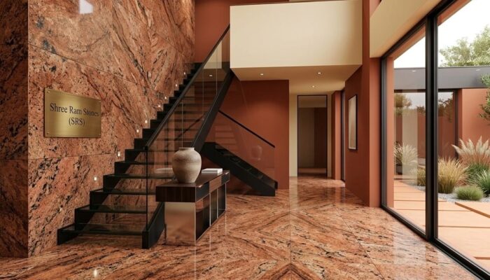 Alaska Red Granite: Premium Natural Stone for Luxurious Interiors and Exteriors
