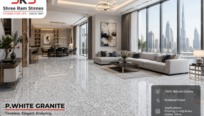 P White Granite – Elegant Indian White Granite for Timeless Luxury