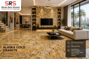 Read more about the article Alaska Gold Granite – Premium Golden Granite for Elegant Interiors