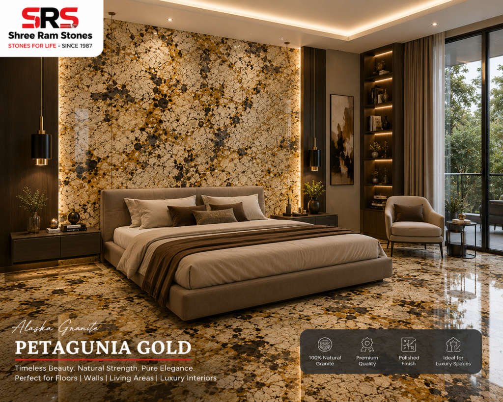 Alaska Patagonia Gold Granite flooring