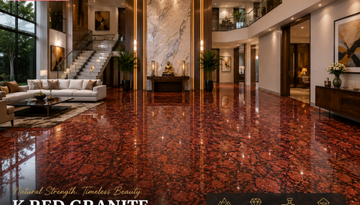 K Red Granite – Premium Natural Red Granite for Elegant Spaces