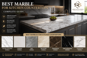 Read more about the article Best Marble for Kitchen Countertops (Complete Guide) – Top Marble & Granite Choices for Modern Kitchens