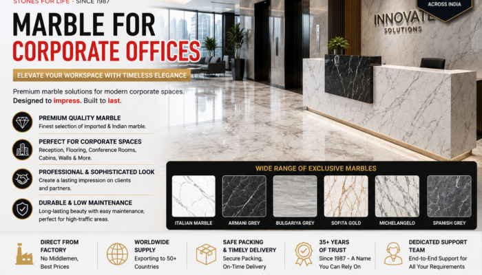 Marble for Corporate Offices: Elevate Your Workplace