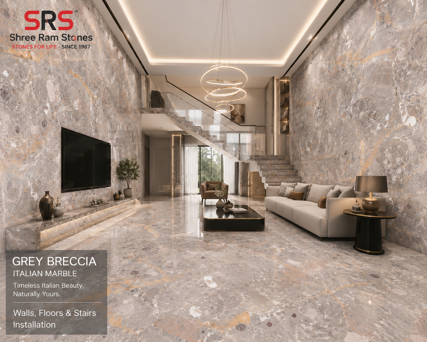 You are currently viewing Italian Marble Grey Breccia: A Premium Choice for Elegant and Modern Interiors