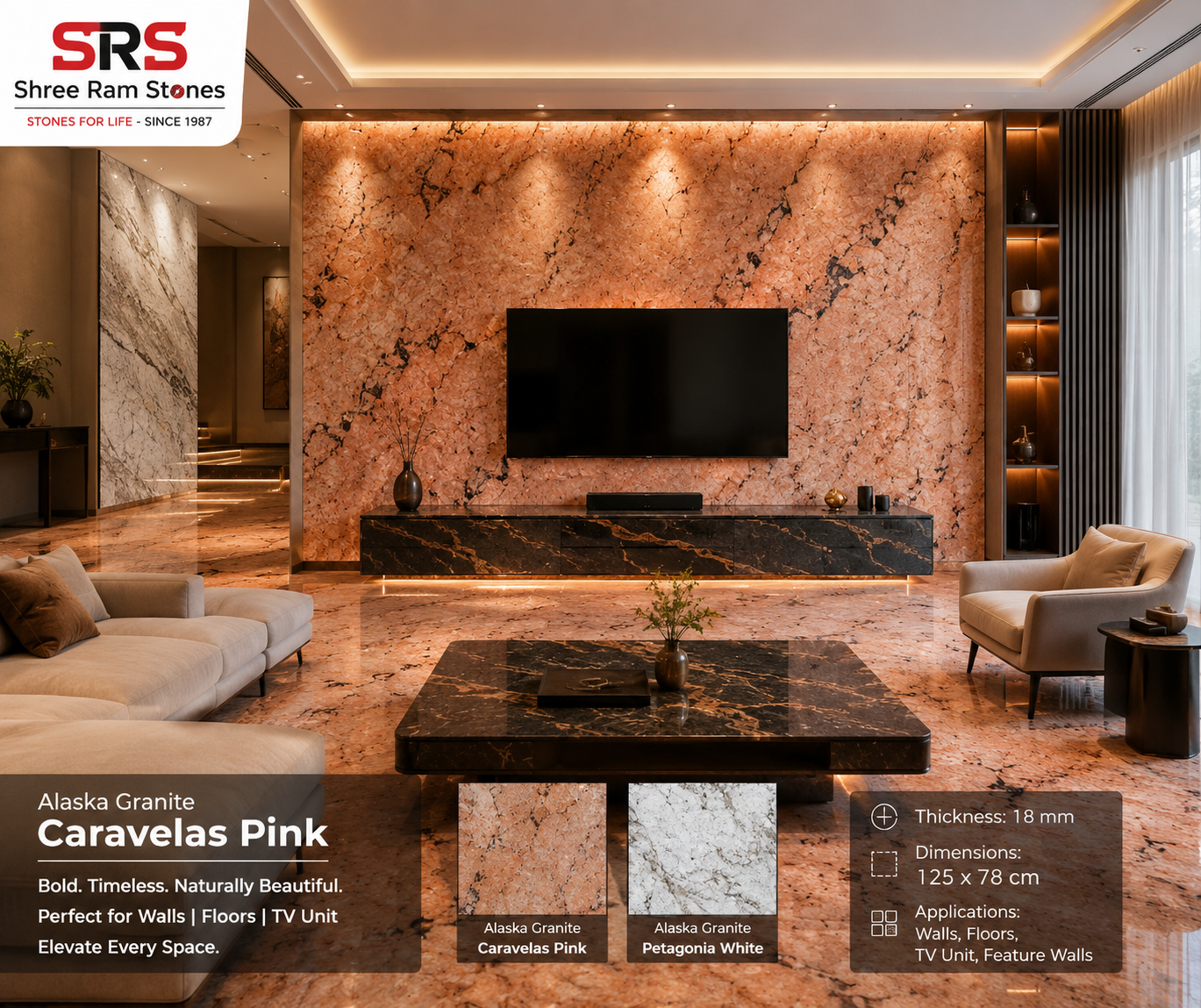 You are currently viewing Alaska Granite Caravelas Pink – Premium Natural Granite for Luxurious Spaces