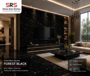 Read more about the article Forest Black Granite – Bold Beauty with Lasting Strength