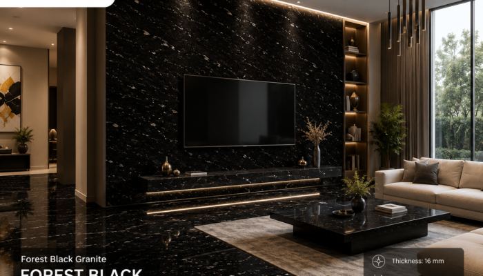Forest Black Granite – Bold Beauty with Lasting Strength