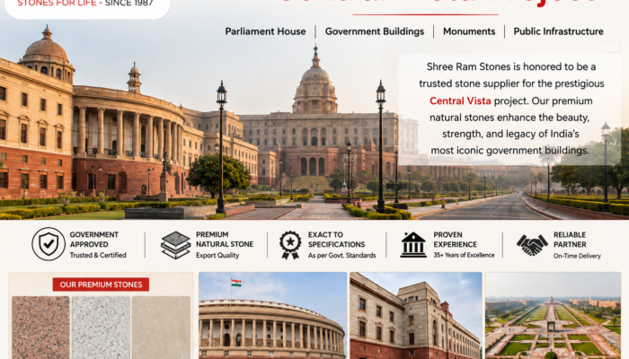 Central Vista Project Stone Supplier for Government Buildings