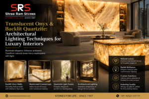 Backlit onyx luxury feature wall with LED illumination