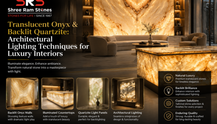 Translucent Onyx & Backlit Quartzite: Architectural Lighting Techniques for Luxury Interiors