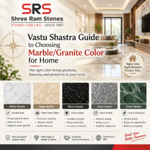Vastu Shastra guide to choosing marble and granite color for home