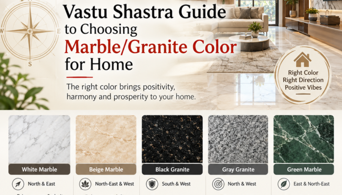 Vastu Shastra Guide to Choosing Marble and Granite Color for Home