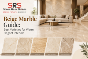 Beige Marble Guide featuring Crema Marfil, Botticino, Travertine, Beige Elegance and Emperador Light