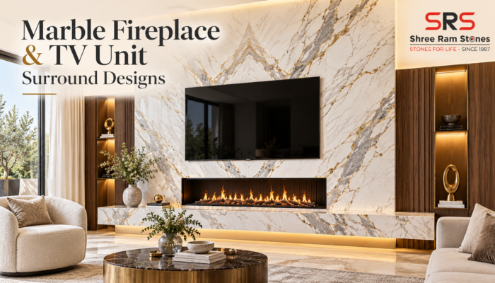 Marble Fireplace & TV Unit Surround Designs