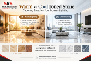 warm vs cool toned stone comparison