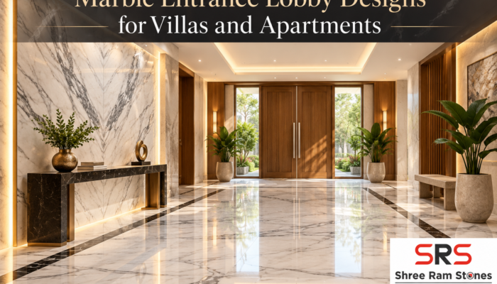 Marble Entrance Lobby Designs for Villas and Apartments
